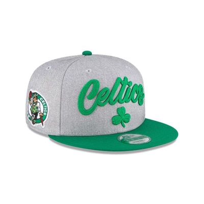 Boston Celtics Gorra | New Era Official NBA Draft 9fifty Snapback Cap Mexico - Grises